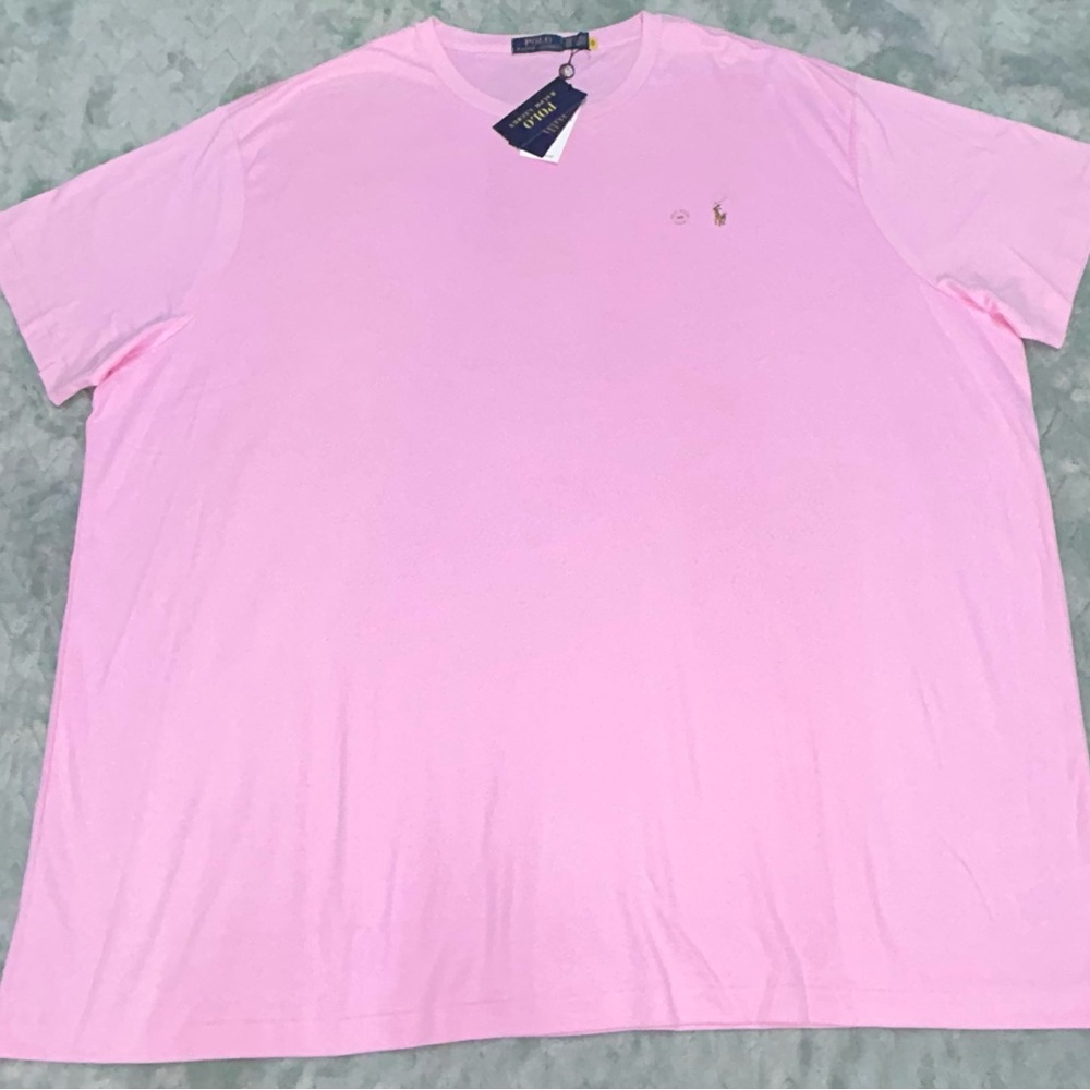 Polo Ralph Lauren Crew Neck T Shirt Men’s 4XB Pink